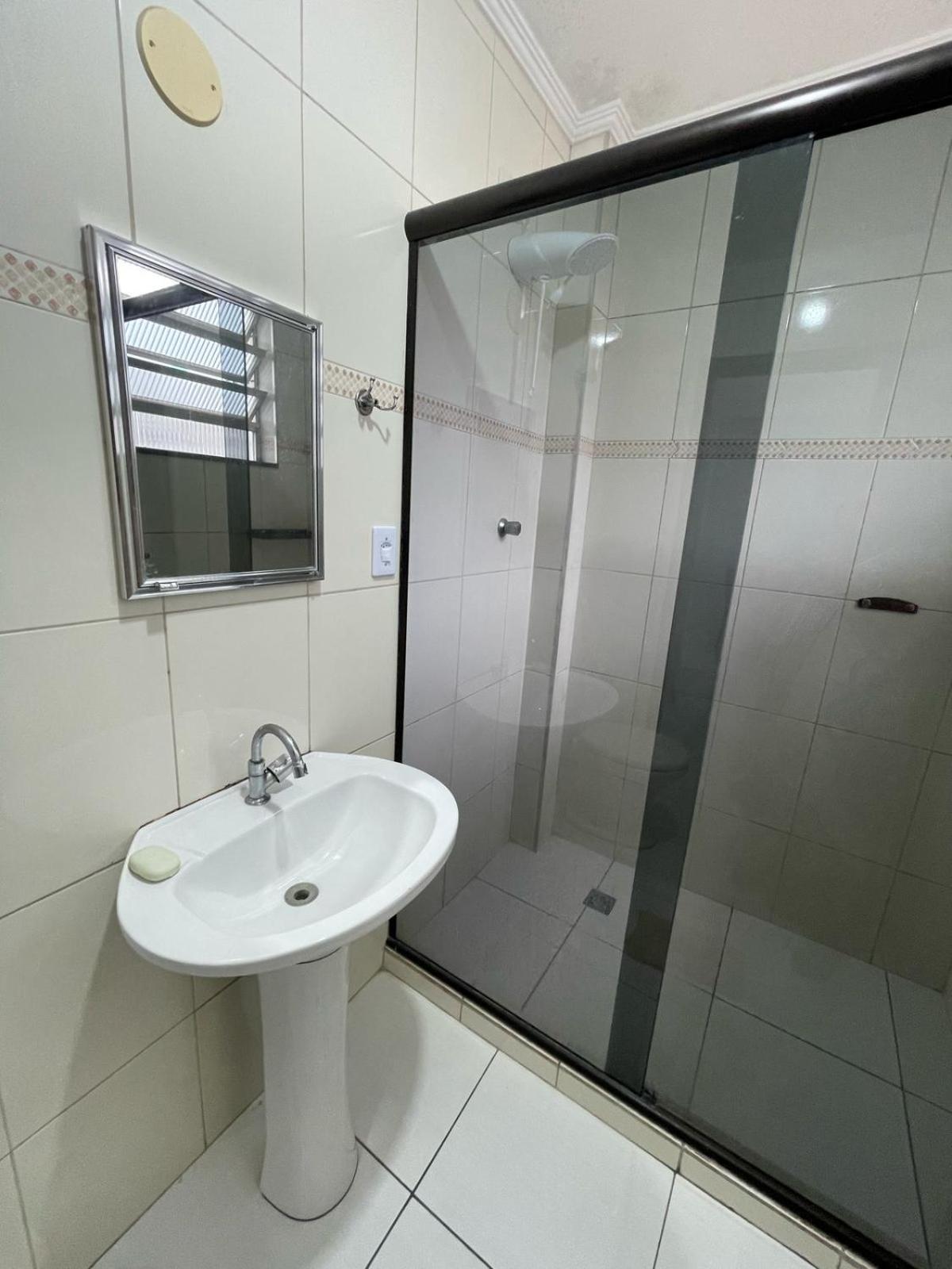 Apartamento Frente Ao Mar Em Santos Esterno foto